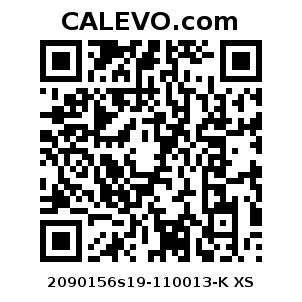 Calevo.com Preisschild 2090156s19-110013-K XS